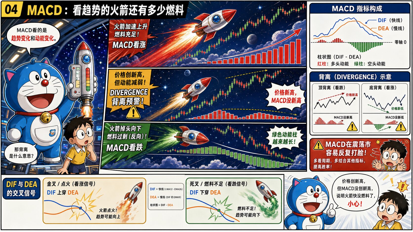 第4页：用火箭燃料比喻MACD趋势动能